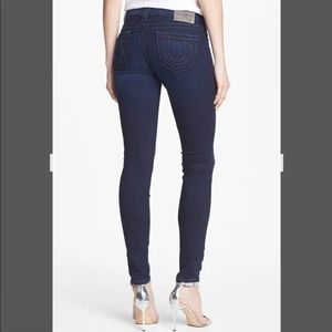 True Religion Halle Skinny Blue Jeans Sz 26